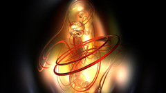 Red out running fractal 3d 1280