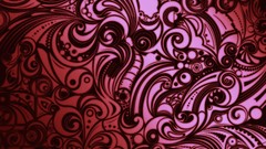 Red patterns abstract swirls