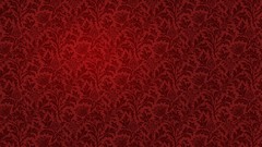 Red patterns damask