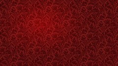Red patterns damask