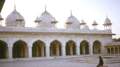 Red pearl India fort mosques