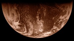 Red planets West outer space