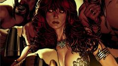 Red Red Sonja redheads artwork marvel comics beers Adam Hughes