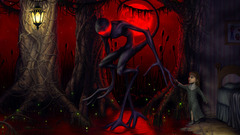 Red scary night dream