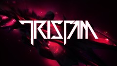 Red science fiction outer space Tristam