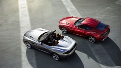 Red silver cars roadster BMW two Zagato