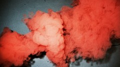 Red smoke colors colored
