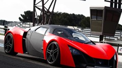 Red Sports marussia russian cars Marussia B2