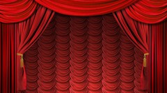 Red stage Theatre curtains
