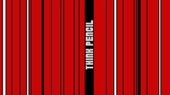 Red text Pencils Typography lines creativity minimalistic 