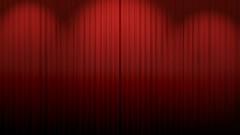 Red Theatre curtains scenario