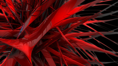 Red thing graphic abstract