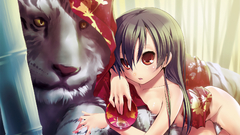 Red Tigers Japanese kimono