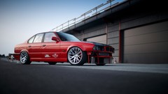 Red tuning cars BMW Drift races larry jdm speedhunters chen e34 