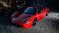 Red tuning cars ferrari 458 italia Supercars Italian