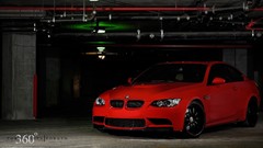 Red tuning cars wheels bmw m3 vehicles sports cars