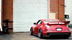 Red tuning nismo Nissan Fairlady Z33 350Z