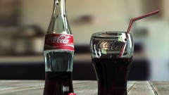 Red Typography drinks coca-cola