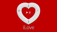 Red watch Simple Background