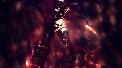 Red weapons Anime belts black rock shooter thigh highs Insane 