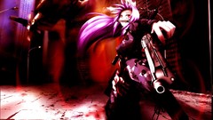 Red weapons Guns Army blood soldiers military red eyes pink 