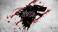 Red white crest Wolves game of thrones direwolf house stark