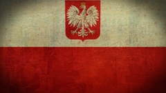 Red white Eagles Flags