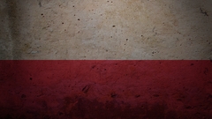 Red white Flags Polish