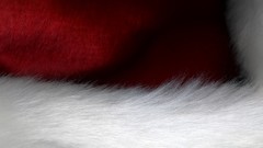 Red white fur Objects