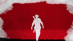 Red white red dead redemption artwork