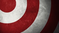 Red white shield target backgrounds Graphic Design