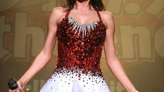 Red white woman Christmas Celebrity Selena Gomez Actress legs 