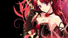 Red woman Anime