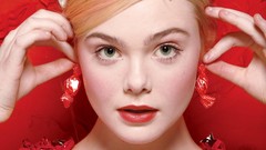 Red woman Candies faces fashion blondes models