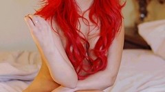 Red woman legs models nude