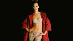 Red woman lingerie bra panties