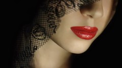 Red woman lips