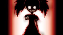 Red woman scary creepy