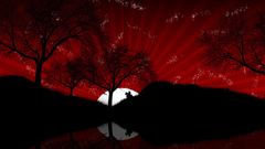 Red World abstract flood hate detection