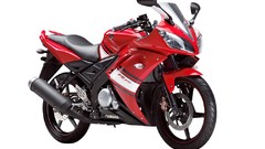 Red Yamaha racing