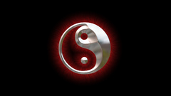 Red yin yang Art