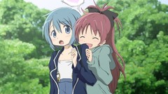 Redheads blue hair mahou