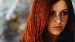 Redheads freckles Cintia Dicker