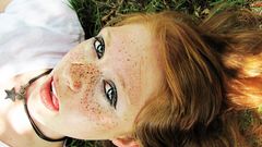 Redheads freckles faces portraits