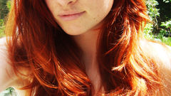 Redheads freckles self shot