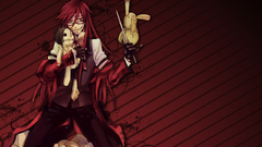 Redheads glasses kuroshitsuji stuffed