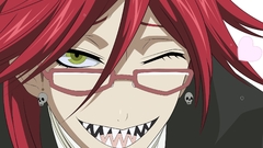 Redheads glasses kuroshitsuji teeth