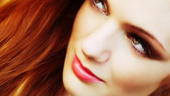 Redheads green eyes faces