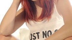 Redheads huge boobs Lucy Collett Lucy Vixen