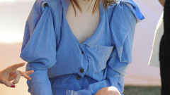 Redheads karen gillan blue